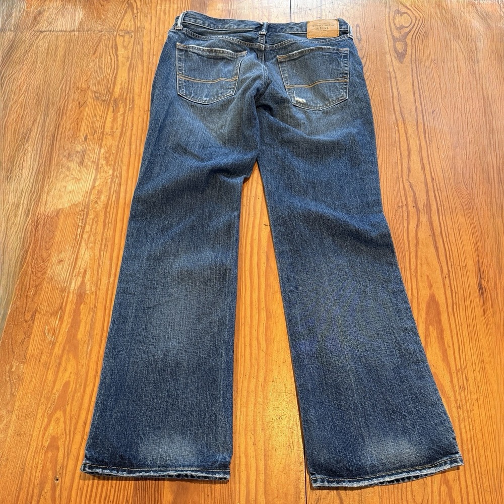 Abercrombie And Fitch Jeans Low Rise Bootcut 31x32 Y2K (A0122) - Picture 2 of 7